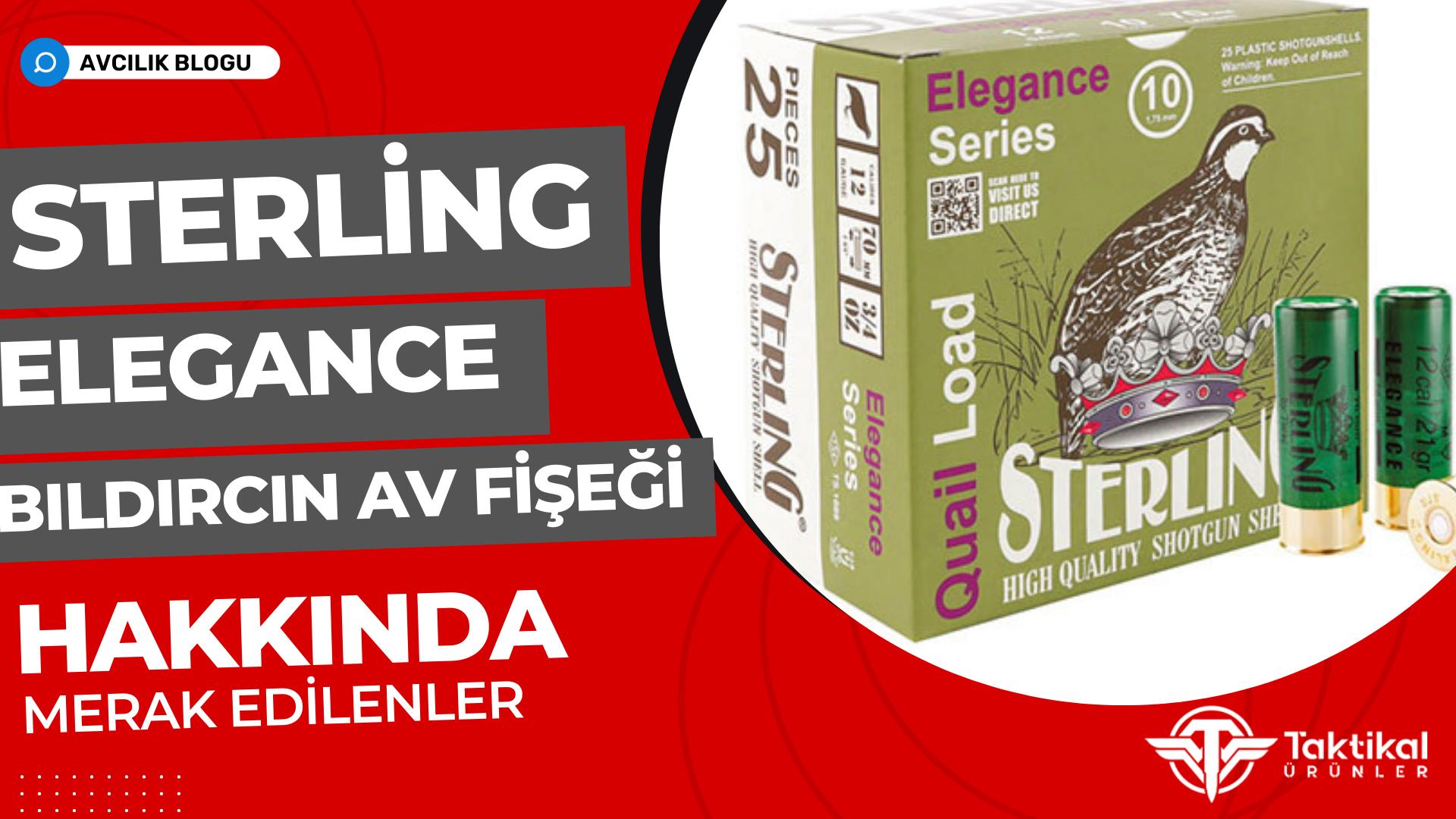 Sterling Elegance Bıldırcın Av Fişeği