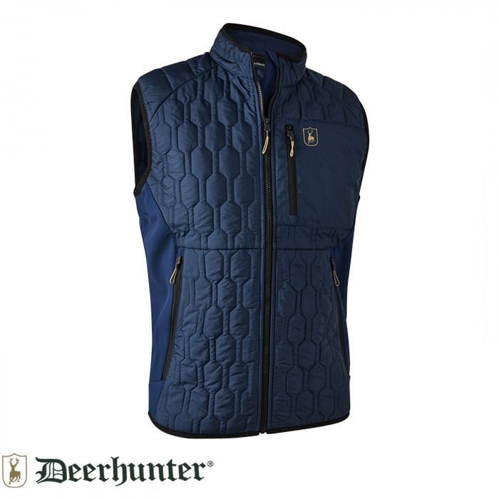 DEERHUNTER%20Mossdale%20Kapitone%20Mavi%20Yelek%20XL