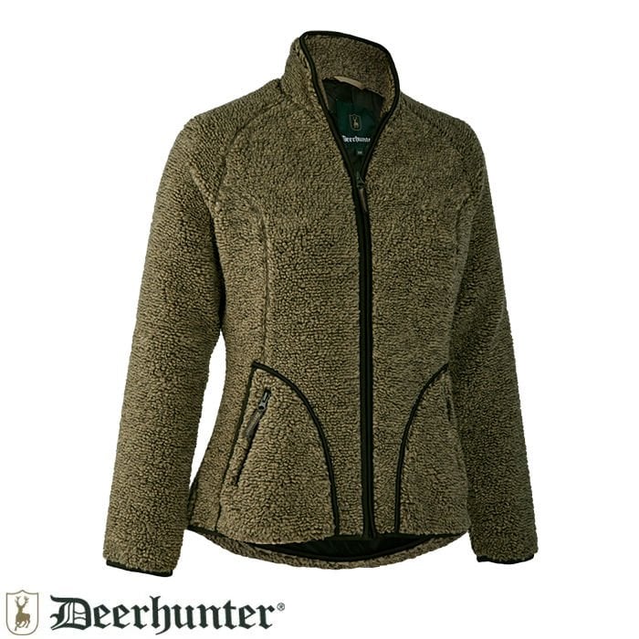 DEERHUNTER%20Lady%20Geneva%20Fiber%20Yeşil%20Yünlü%20Mont%2036