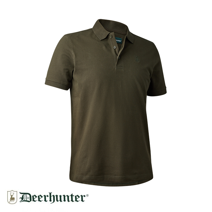 DEERHUNTER%20Polo%20Yaka%20K.Kollu%20Yeşil%20Tişört%20L