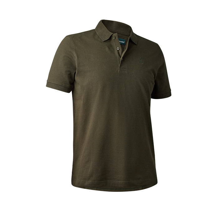 DEERHUNTER%20Polo%20Yaka%20K.Kollu%20Yeşil%20Tişört%20XL