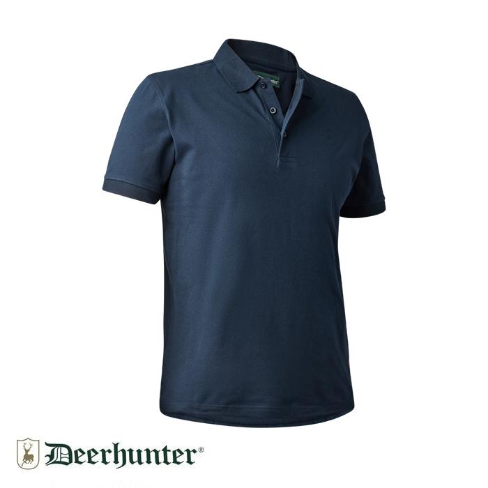 DEERHUNTER%20Polo%20Yaka%20K.Kollu%20Lacivert%20Tişört%20M