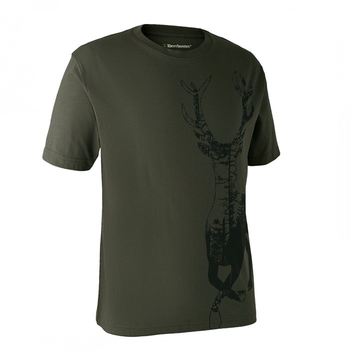 DEERHUNTER%20T-shirt%20Geyik%20Desenli