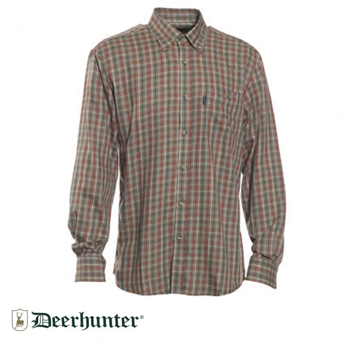 S.K.DEERHUNTERWaylon499Red%20Kareli%20%20Uzun%20Kol%20Gömlek%2045/46