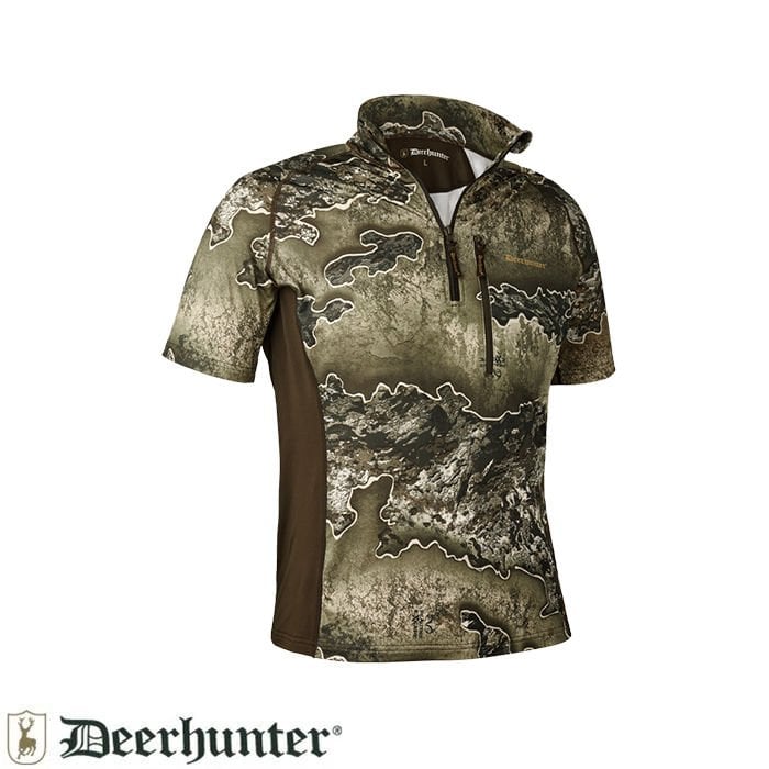 DEERHUNTER%20Yaka%20Fermurlı%20K.Kollu%20R.Tree%20Tişört%202XL