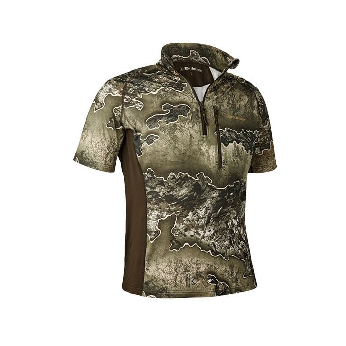 DEERHUNTER%20Yaka%20Fermurlı%20K.Kollu%20Realtree%20Tişört%20XL