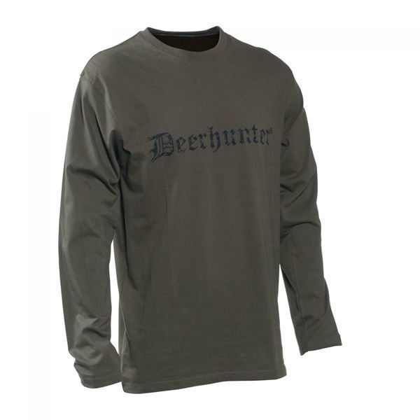 DEERHUNTER%20Logo%20Yeşil%20Uzun%20Kollu%20Tişört%202XL