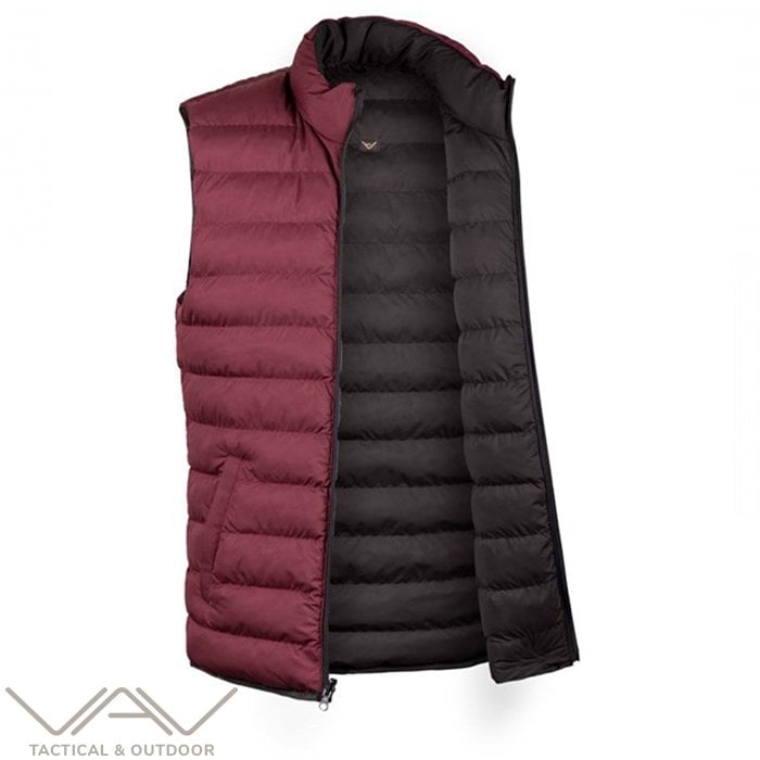 VAV%20WESRIT%2001%20Çift%20Taraflı%20Yelek%20Bordo-Siyah%20-%20XL