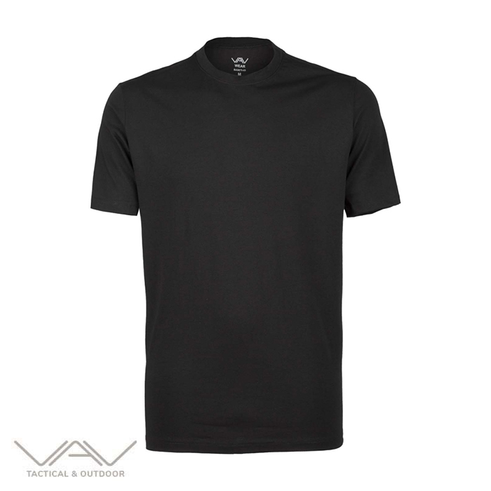 VAV%20Baseti-05%20Kısa%20Kol%20Tişört%20Siyah%20-%20XL