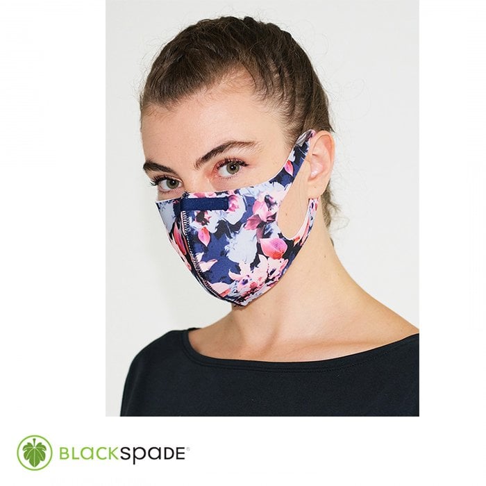 BLACKSPADE%20Unisex%20Koruyucu%20Maske%20Çiçek%20Desen