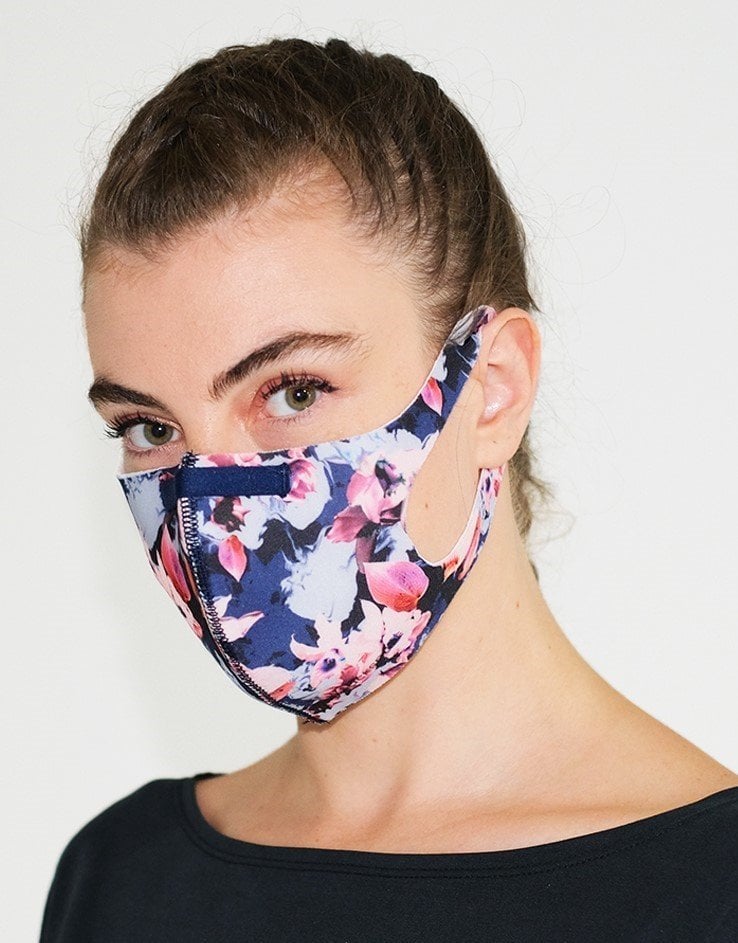 BLACKSPADE%20Unisex%20Koruyucu%20Maske%20Çiçek%20Desen