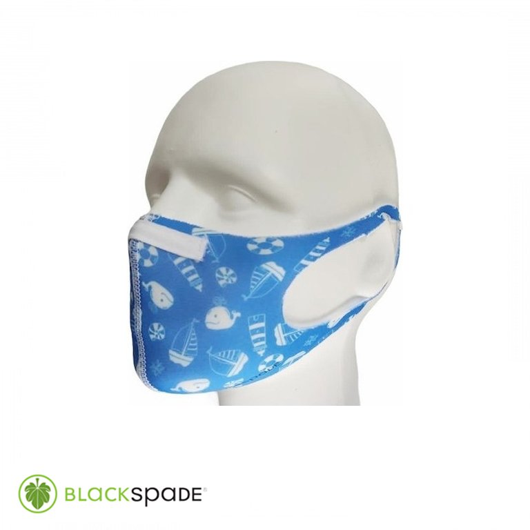 BLACKSPADE%20Çocuk%20Koruyucu%20Maske%20Deniz%20Desen%20S1