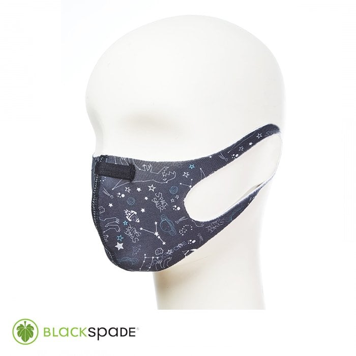 BLACKSPADE%20Çocuk%20Koruyucu%20Maske%20Uzay%20Desen%20S1