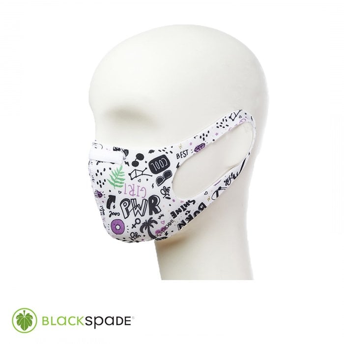 BLACKSPADE%20Çocuk%20Koruyucu%20Maske%20Sevgi-Aşk%20Desen%20S2