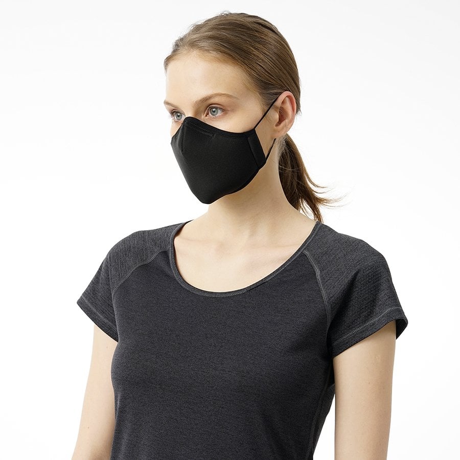 BLACKSPADE%20Unisex%20Örme%20Kumaş%20Maske%20Siyah