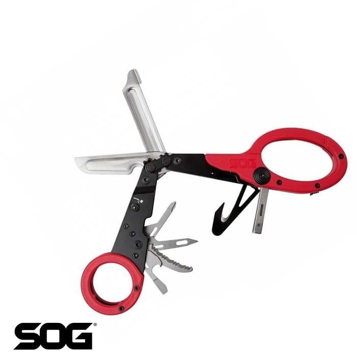 SOG%20Parashears%20Çok%20Amaçlı%20Makas%20-%20Kırmızı