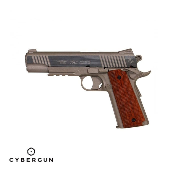 CYBERGUN%20Colt%201911%20Rail%20Gun%20Gümüş%20Airsoft%20Tabanca