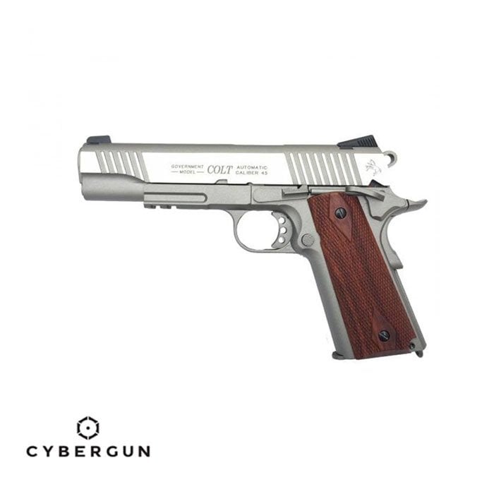 CYBERGUN%20Colt%201911%20GBB%20Gümüş%20Airsoft%20Tabanca