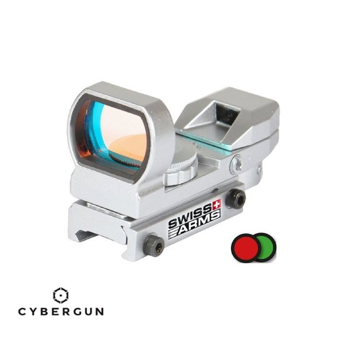 CYBERGUN%20Swiss%20Arms%20Reflex%20Sight%20Gümüş%20Red%20Dot