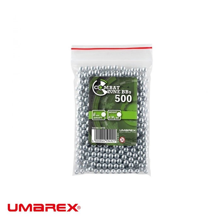 UMAREX%20Combat%20Zone%20Airsoft%20BB%200,30G%20Gümüş%20500%20Adet