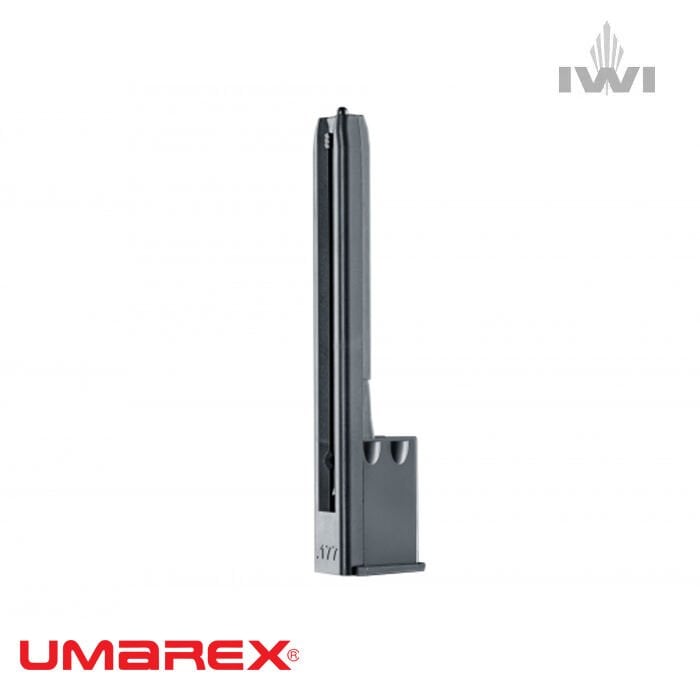 UMAREX%20IWI%20Mini%20UZI%20%20Airgun%20Tabanca%20Şarjörü-%20Siyah