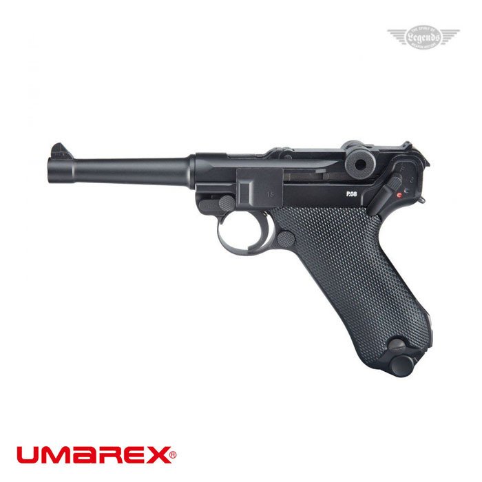 UMAREX%20Legends%20P.08%204,5MM%20Havalı%20Tabanca%20-%20Siyah