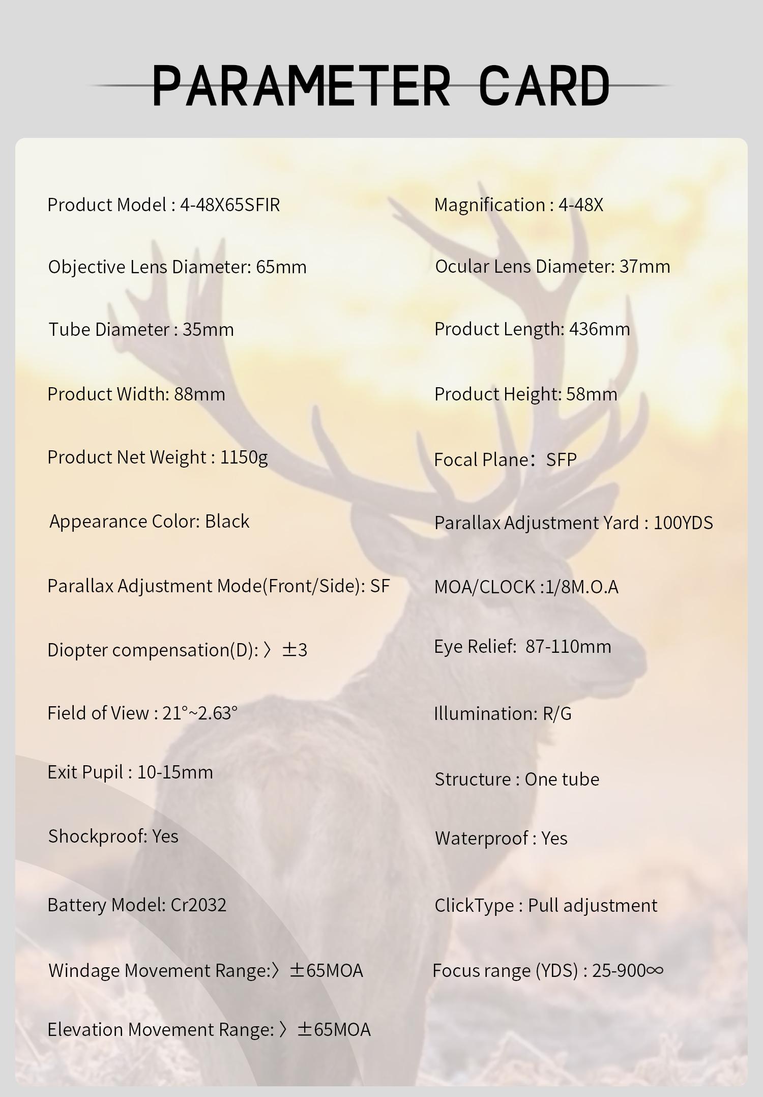 T-EAGLE%20MR%204-48X65%20SF%20IR%20Tüfek%20Dürbünü