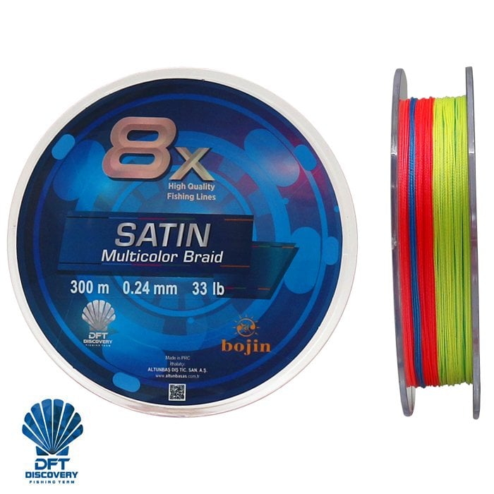 DFT%20Bojin%208X%20Satin%20M.Color%20İp%20Misina%200.24%20mm%20300%20m