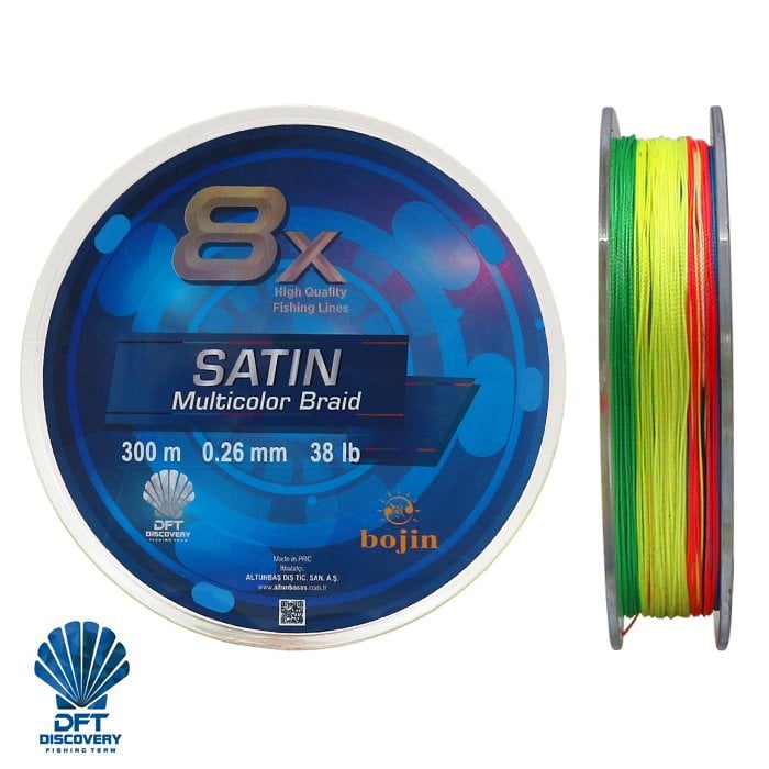 DFT%20Bojin%208X%20Satin%20M.Color%20İp%20Misina%200.26%20mm%20300%20m