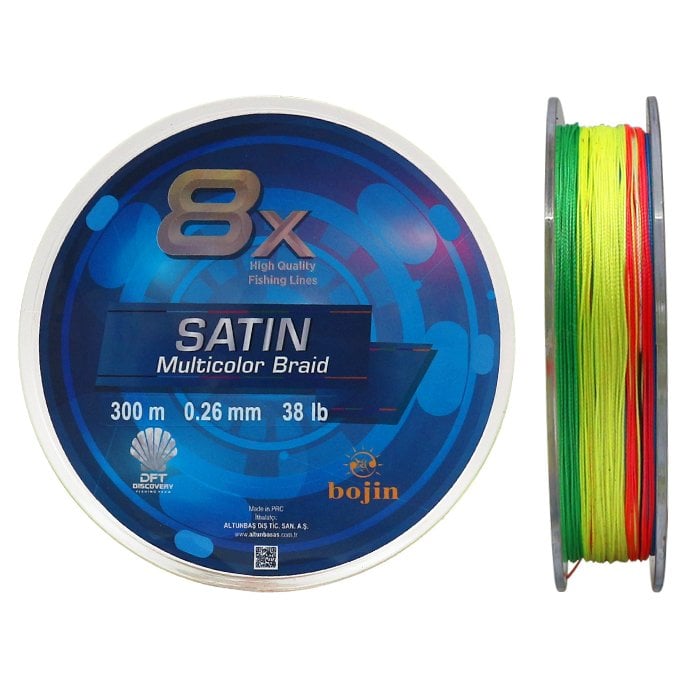 DFT%20Bojin%208X%20Satin%20M.Color%20İp%20Misina%200.26%20mm%20300%20m