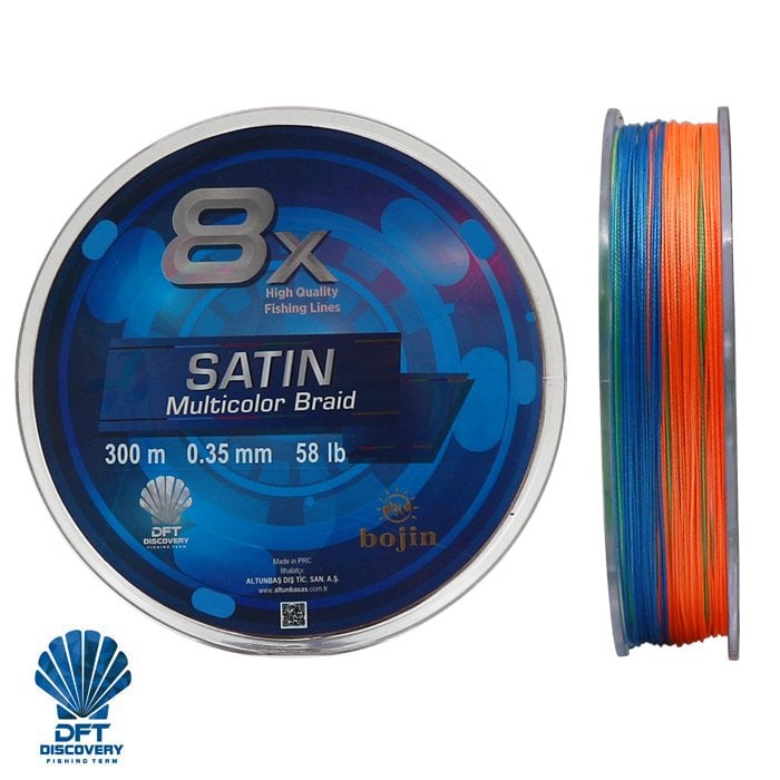 DFT%20Bojin%208X%20Satin%20M.Color%20İp%20Misina%200.35%20mm%20300%20m