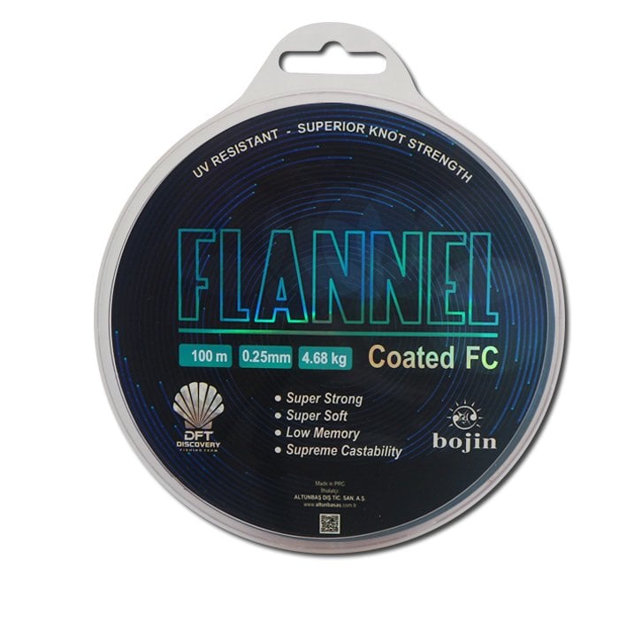 DFT%20Bojin%20Flannel%20Fluorocarbon100%20m%200.25%20mm%20Misina