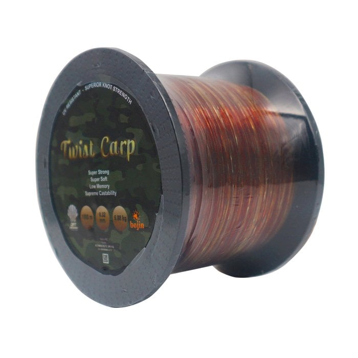 DFT%20Bojin%20TwistCarp%20Kahve-Yeşil%201000%20m%200.32%20mm%20Misina