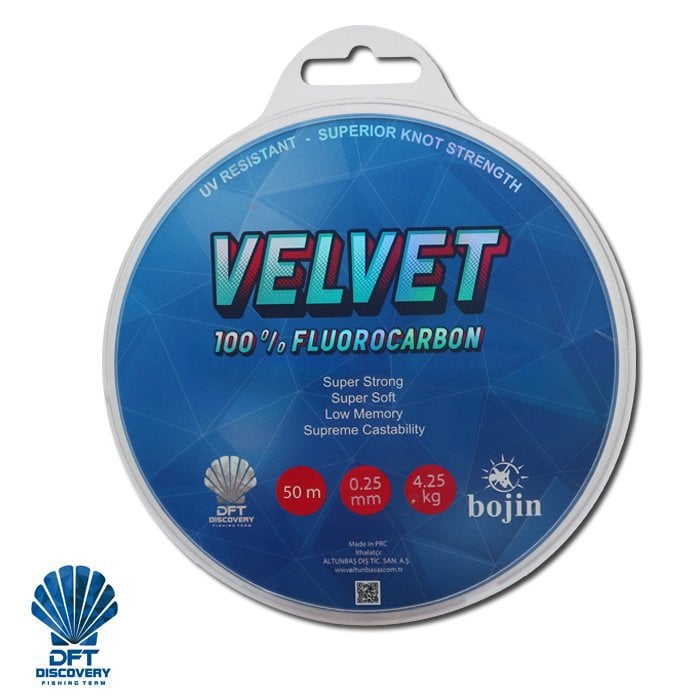 DFT%20Bojin%20Velvet%20Fluorocarbon%2050%20m%200.25%20mm%20Misina