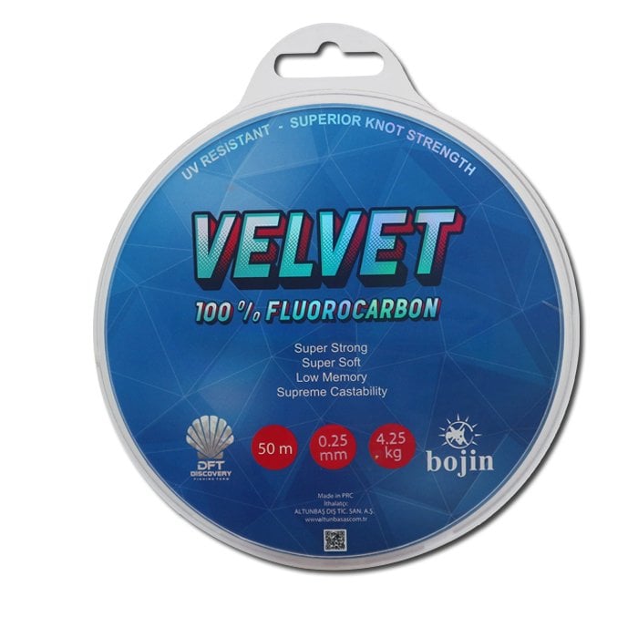 DFT%20Bojin%20Velvet%20Fluorocarbon%2050%20m%200.25%20mm%20Misina