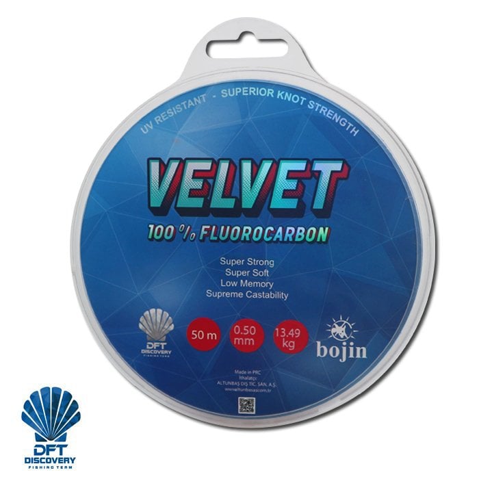 DFT%20Bojin%20Velvet%20Fluorocarbon%2050%20m%200.50%20mm%20Misina