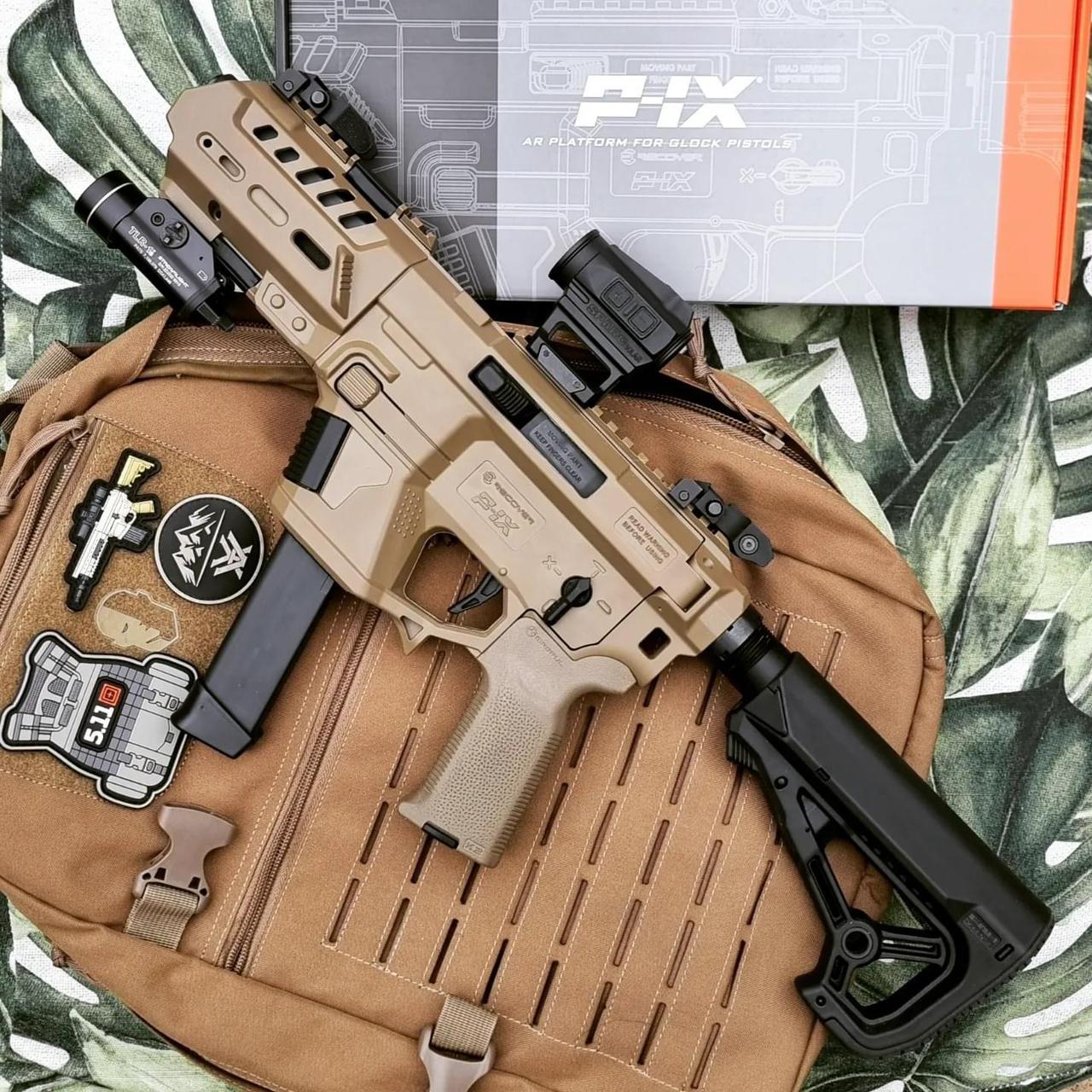 Taktiksel%20P-IX%20Modüler%20AR%20Platformu%20Glock%20TAN%20Roni%20Kit