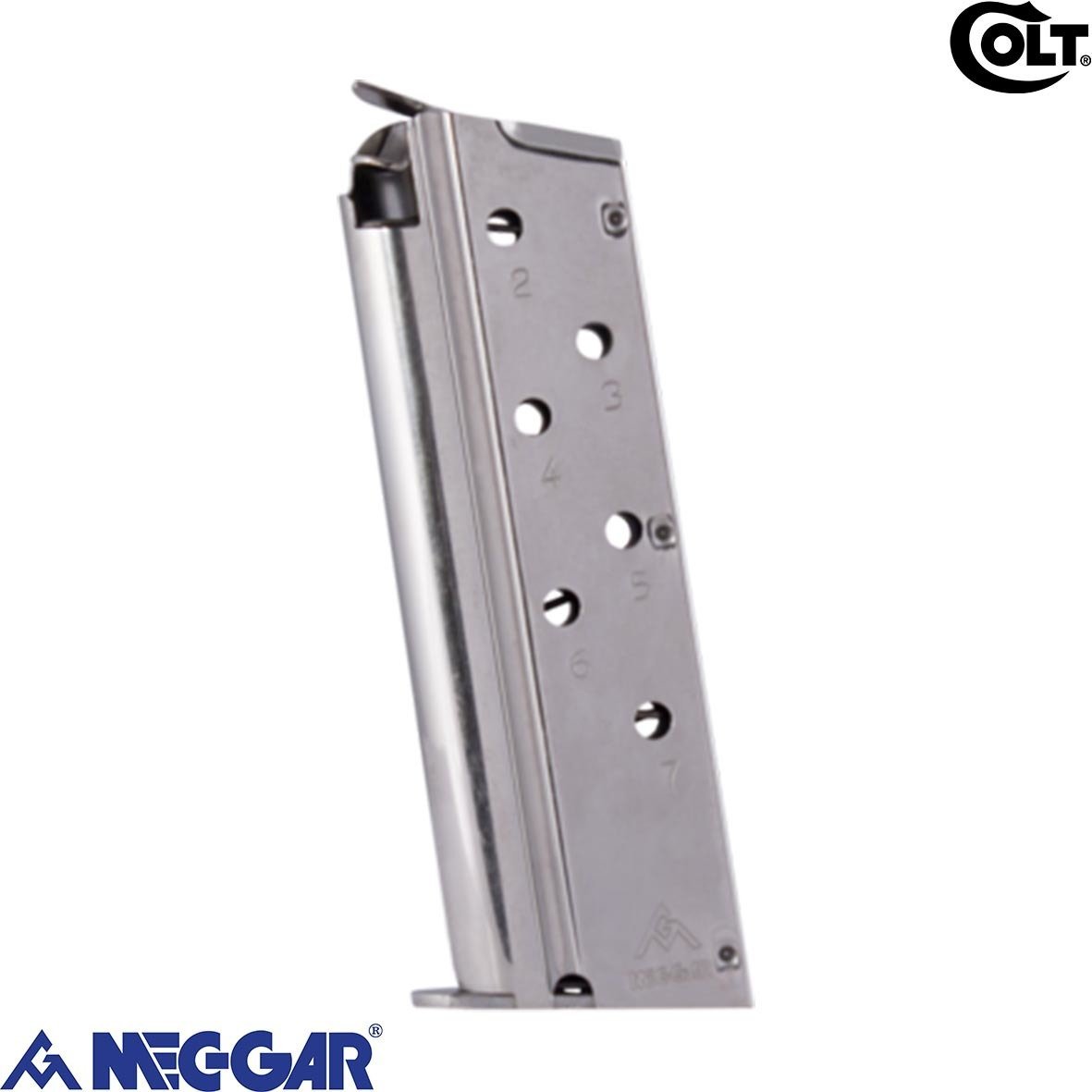 MEC-GAR%20Colt%201911%20.45%20ACP%207RD%20HT%20Nikel%20Şarjör