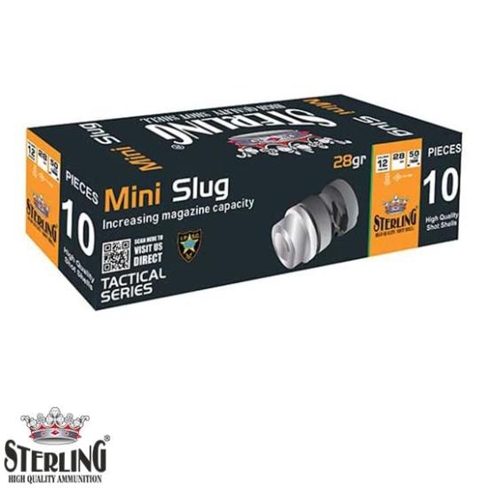 STERLING 12 Cal. Mini Slug Tek Kurşun Fişek