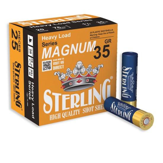 STERLING 20 Cal. Magnum 35 G. No: 5 Av Fişeği