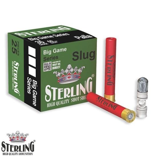 STERLING 36 Cal. Slug Tek Kurşun Av Fişeği