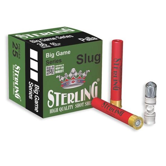 STERLING 36 Cal. Slug Tek Kurşun Av Fişeği