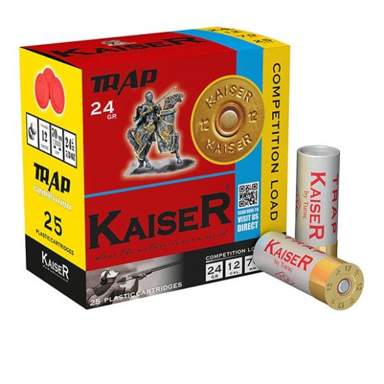 KAISER 12 Cal. Trap 24 G. No: 7,5 Atış Fişeği