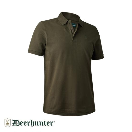 DEERHUNTER Polo Yaka K.Kollu Yeşil Tişört L