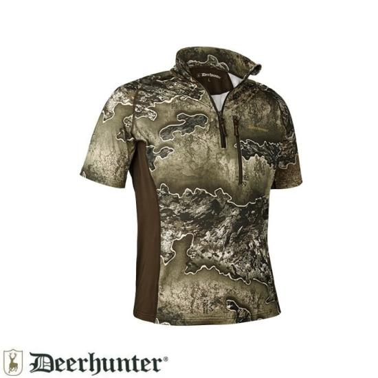 DEERHUNTER Yaka Fermarlı K.Kollu Realtree Tişört M