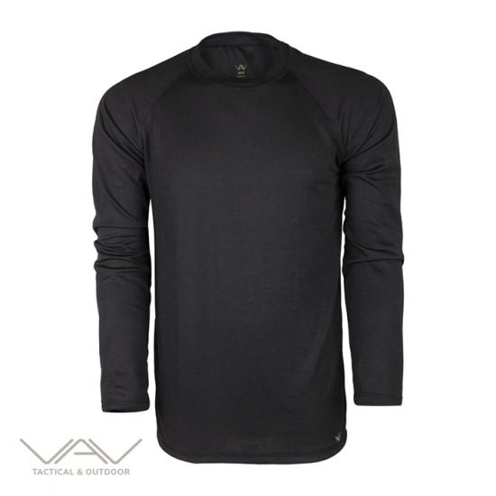 VAV Yağmur Desen Polyester İçlik HERM21 Siyah - XL