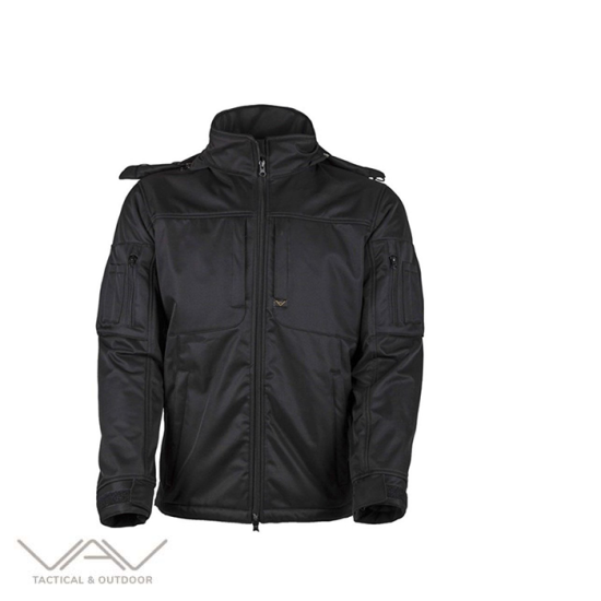 VAV Shell HT-01 Softshell Mont Siyah - XXS