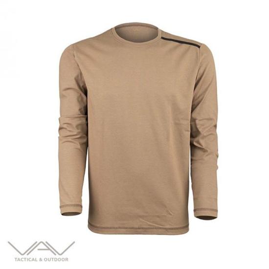 VAV Baseti-04 Uzun Kol Sweatshirt Bej