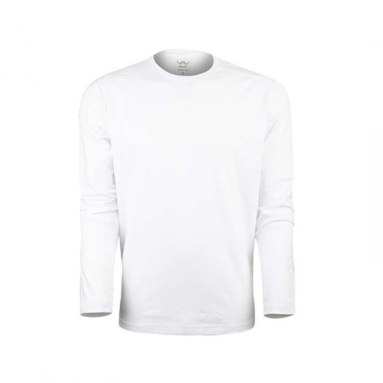 VAV Baseti-04 Uzun Kol Sweatshirt Beyaz