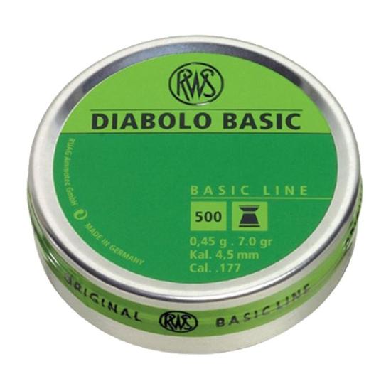 RWS Diabolo Basic 4,5M 0,45G Havalı Saçma *500